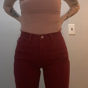 Guess Red Denim Jeans